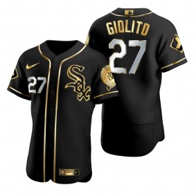 Chicago White Sox Lucas Giolito Nike Black Golden Edition Authentic Jersey