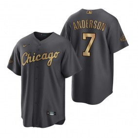 Chicago White Sox Tim Anderson Charcoal 2022 MLB All-Star Game Replica Jersey