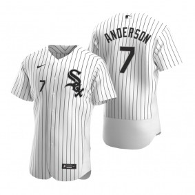 Men's Chicago White Sox Tim Anderson Nike White Authentic 2020 Home Jersey