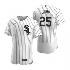 Chicago White Sox Tommy John Nike White Retired Player Authentic Jersey