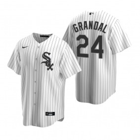 Chicago White Sox Yasmani Grandal Nike White Replica Home Jersey
