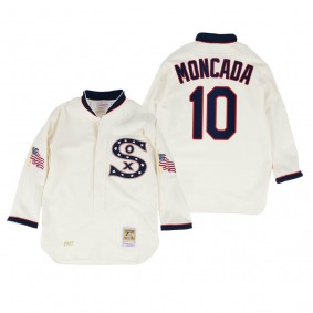 Chicago White Sox Yoan Moncada White 1917 Authentic Jersey