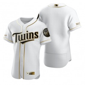 Minnesota Twins Nike White Authentic Golden Edition Jersey