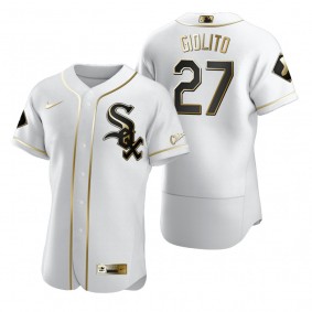 Chicago White Sox Lucas Giolito Nike White Authentic Golden Edition Jersey
