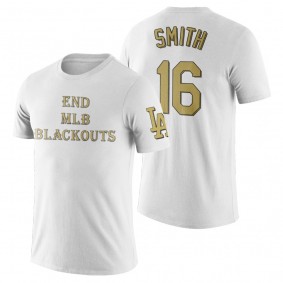 Will Smith Dodgers End Blackouts White T-Shirt