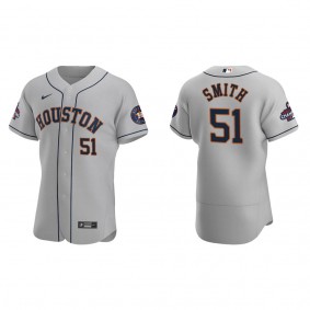 Will Smith Houston Astros Gray 2022 World Series Champions Road Authentic Jersey