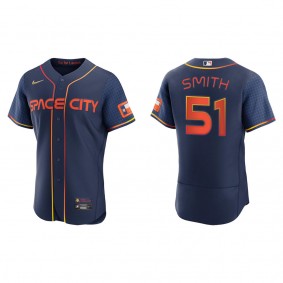 Men's Houston Astros Will Smith Navy 2022 City Connect Authentic Jersey