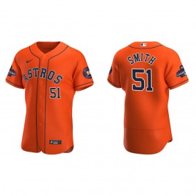 Will Smith Houston Astros Orange 2022 World Series Champions Alternate Authentic Jersey