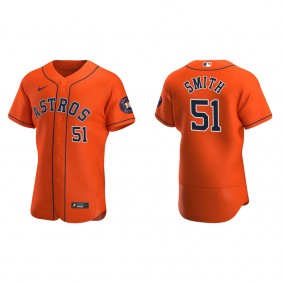 Men's Houston Astros Will Smith Orange Authentic Alternate Jersey