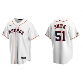 Will Smith Houston Astros White 2022 Postseason Home Replica Jersey