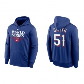 Men's Will Smith Texas Rangers Royal 2023 World Series Hoodie