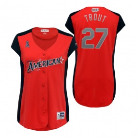 Women's American League Mike Trout 2019 MLB All-Star Game Workout Jersey
