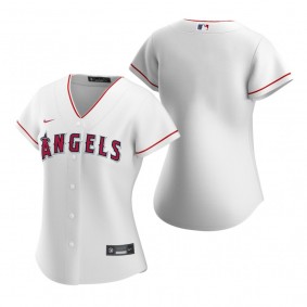 Women's Los Angeles Angels Nike White 2020 Replica Home Jersey