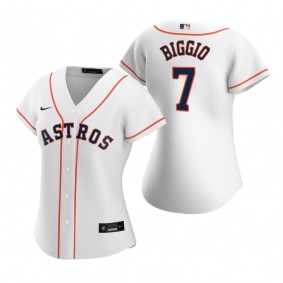 Women's Houston Astros Craig Biggio Nike White 2020 Replica Home Jersey