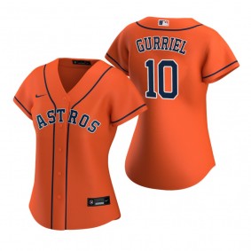 Women's Houston Astros Yuli Gurriel Nike Orange 2020 Replica Alternate Jersey