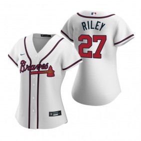 Women's Atlanta Braves Austin Riley Nike White 2020 Replica Home Jersey