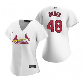 Women's St. Louis Cardinals Harrison Bader Nike White 2020 Replica Home Jersey