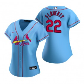 Women's St. Louis Cardinals Jack Flaherty Nike Light Blue 2020 Replica Alternate Jersey