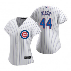 Women's Chicago Cubs Anthony Rizzo Nike White 2020 Replica Home Jersey