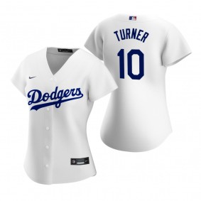 Women's Los Angeles Dodgers Justin Turner Nike White 2020 Replica Home Jersey