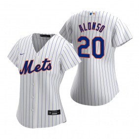 Women's New York Mets Pete Alonso Nike White 2020 Replica Home Jersey