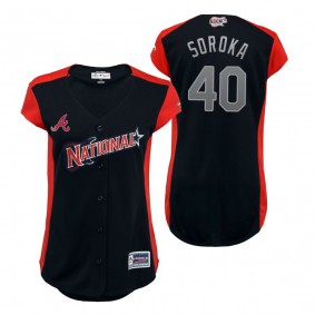 Women's National League Mike Soroka 2019 MLB All-Star Game Workout Jersey