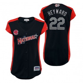 Women's National League Jason Heyward Navy 2019 MLB All-Star Game Workout Jersey