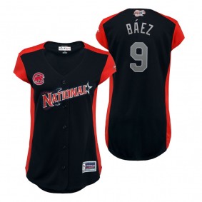 Women's National League Javier Baez Navy 2019 MLB All-Star Game Workout Jersey