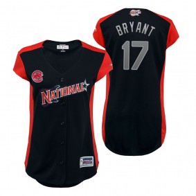 Women's National League Kris Bryant Navy 2019 MLB All-Star Game Workout Jersey