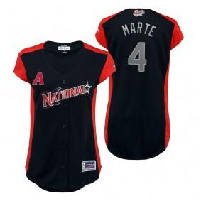 Women's National League Ketel Marte Navy 2019 MLB All-Star Game Workout Jersey