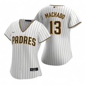 Women's San Diego Padres Manny Machado Nike White Replica 2020 Home Jersey