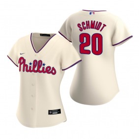 Women's Philadelphia Phillies Mike Schmidt Nike Cream 2020 Replica Alternate Jersey