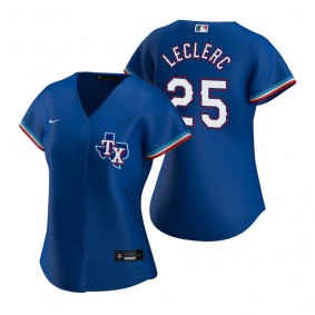 Women's Texas Rangers Jose Leclerc Nike Royal 2020 Replica Alternate Jersey