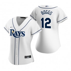 Women's Tampa Bay Rays Wade Boggs Nike White 2020 Replica Home Jersey