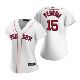 Women's Boston Red Sox Dustin Pedroia Nike White 2020 Replica Home Jersey