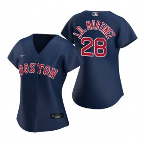 Women's Boston Red Sox J.D. Martinez Nike Navy 2020 Replica Alternate Jersey