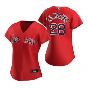 Women's Boston Red Sox J.D. Martinez Nike Red 2020 Replica Alternate Jersey