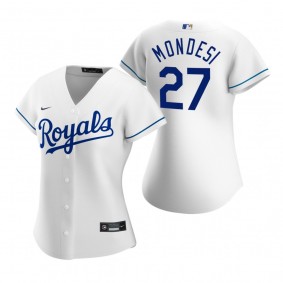 Women's Kansas City Royals Adalberto Mondesi Nike White 2020 Replica Home Jersey