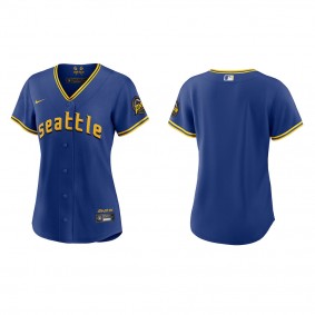 Women's Seattle Mariners Royal 2023 City Connect Replica Jersey