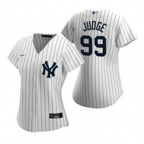 Women's New York Yankees Aaron Judge Nike White 2020 Replica Home Jersey