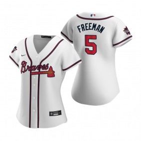 Women's Atlanta Braves Freddie Freeman White 2021 MLB All-Star Game Replica Jersey