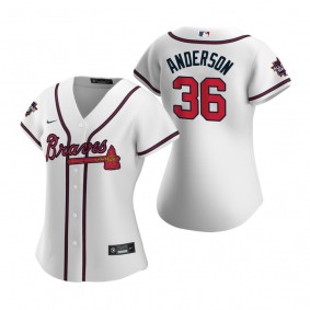 Women's Atlanta Braves Ian Anderson White 2021 MLB All-Star Game Replica Jersey