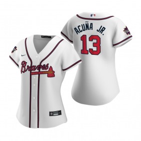 Women's Atlanta Braves Ronald Acuna Jr. White 2021 MLB All-Star Game Replica Jersey