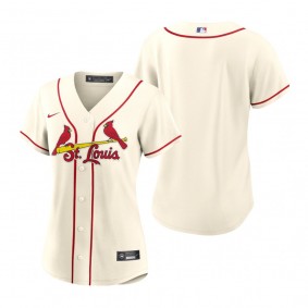 Women's St. Louis Cardinals Cream Replica Jersey
