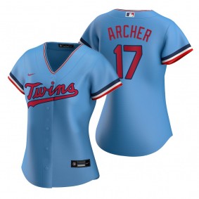 Women's Minnesota Twins Chris Archer Light Blue Replica Jersey