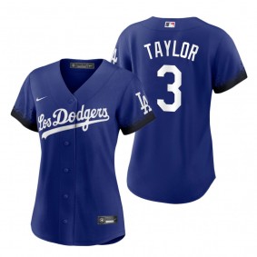 Women's Los Angeles Dodgers Chris Taylor Royal 2021 City Connect Replica Jersey