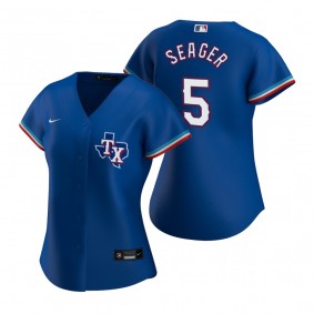 Women's Texas Rangers Corey Seager Royal Replica Jersey