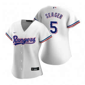 Women's Texas Rangers Corey Seager White Replica Jersey