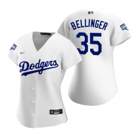 Women's Los Angeles Dodgers Cody Bellinger White 2020 World Series Champions Replica Jersey