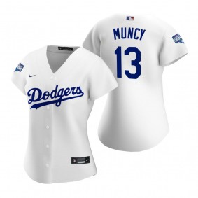 Women's Los Angeles Dodgers Max Muncy White 2020 World Series Champions Replica Jersey
